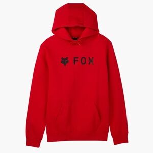Fox Absolute Flame Red Racing MX Heavyweight Pullover Hoodie Sweatshirt SZ L